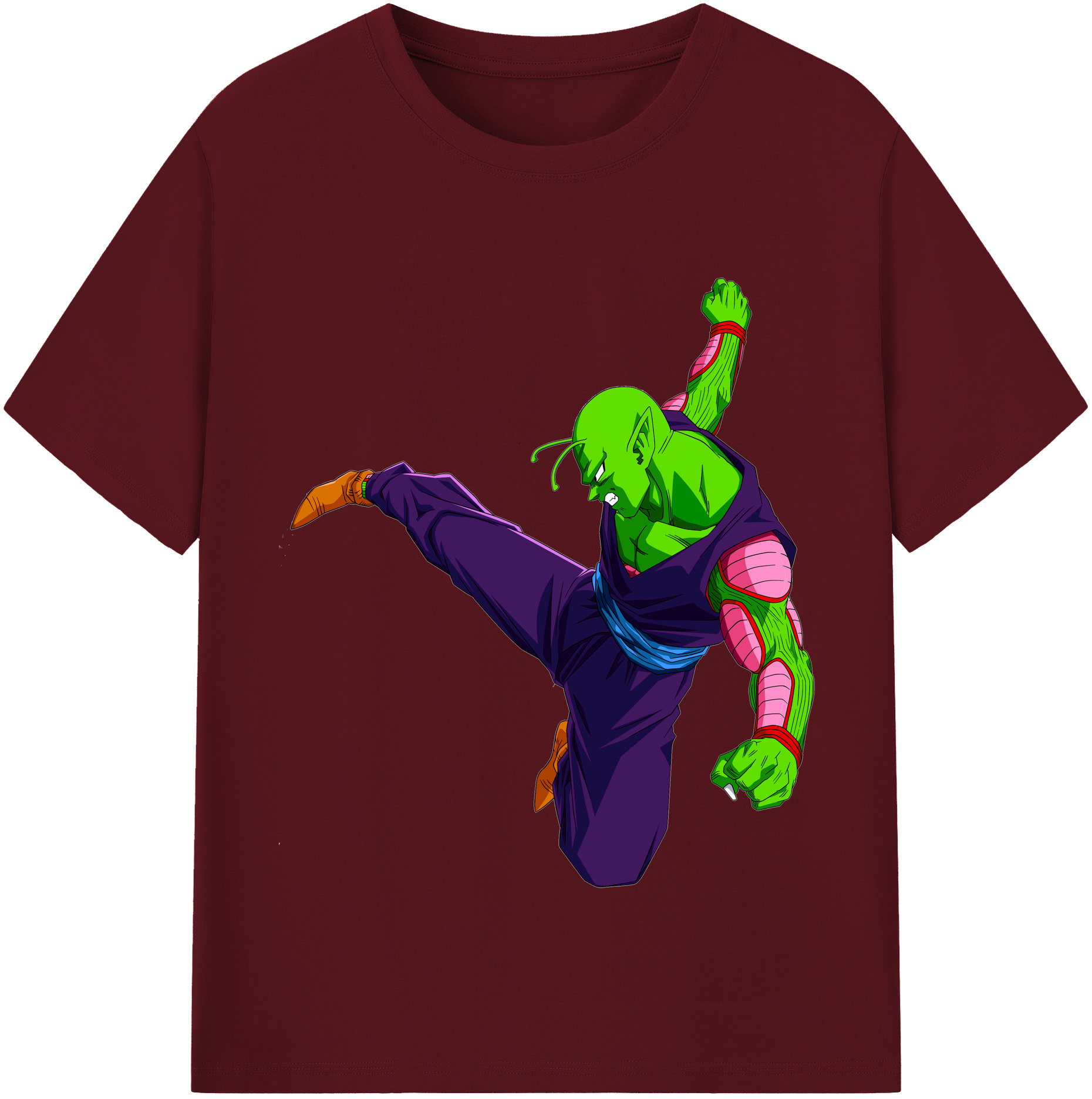 （画像用） ドラゴンボール ピッコロ DRAGON BALL Piccolo 綿100％半袖Tシャツ（フロントプリント）